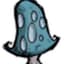 Blue Mushroom