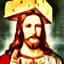 Is that Jesus with a cheese hat