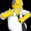 Nervous Simpsons Man