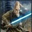 Handsome bald monk